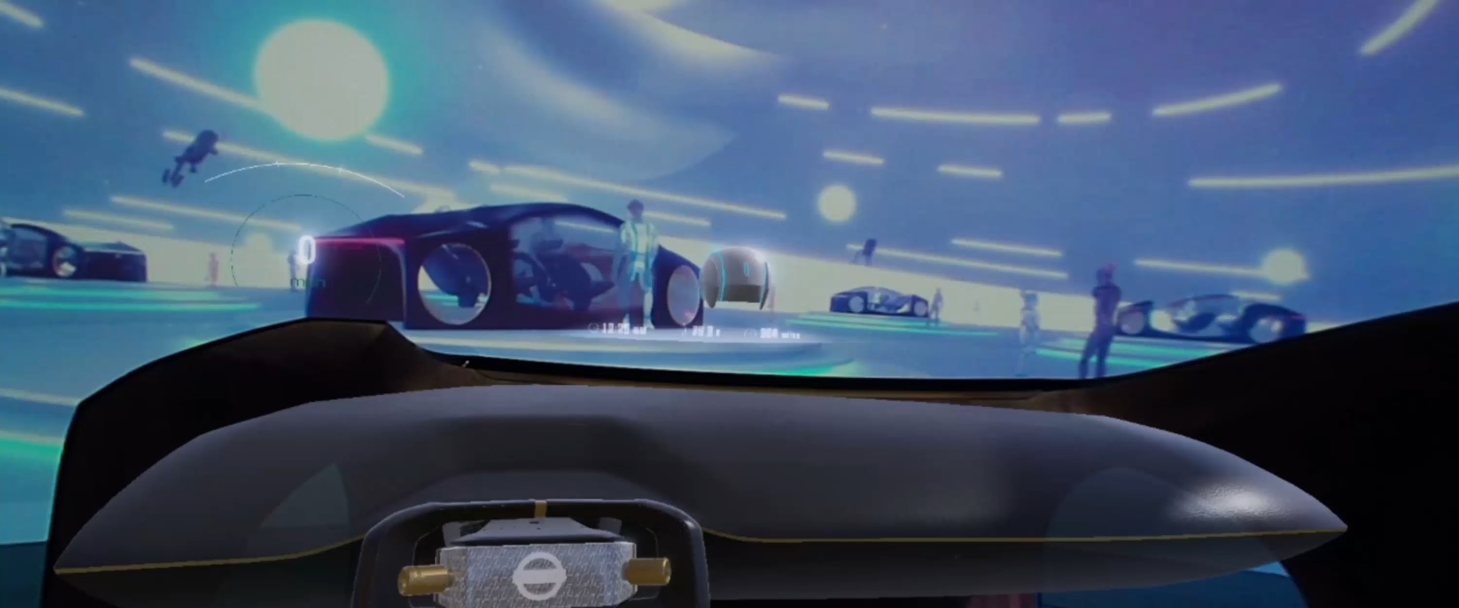 Nissan IV2 Simulator shot unveiled at CES in Las Vegas Nevada